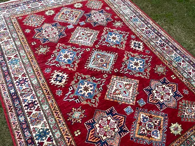 208 x 154 cm | New Handmade Stunning Super Kazak Carpet