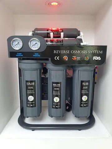 Water Purifier/ Water Filter, Reverse Osmosis system (RO) with one year warranty.