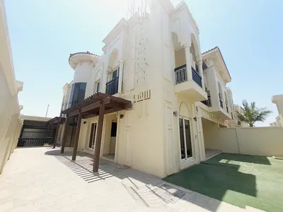 Modern Compound 5bhk With Private Garden With Shared Pool+gym In Umm Suqaim 1 Rent Is 400k