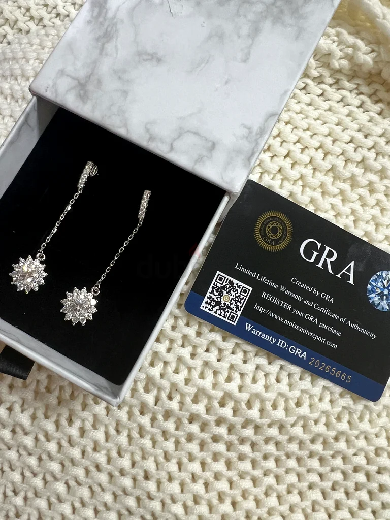 أقراط مويissanite فضية63265602642433112