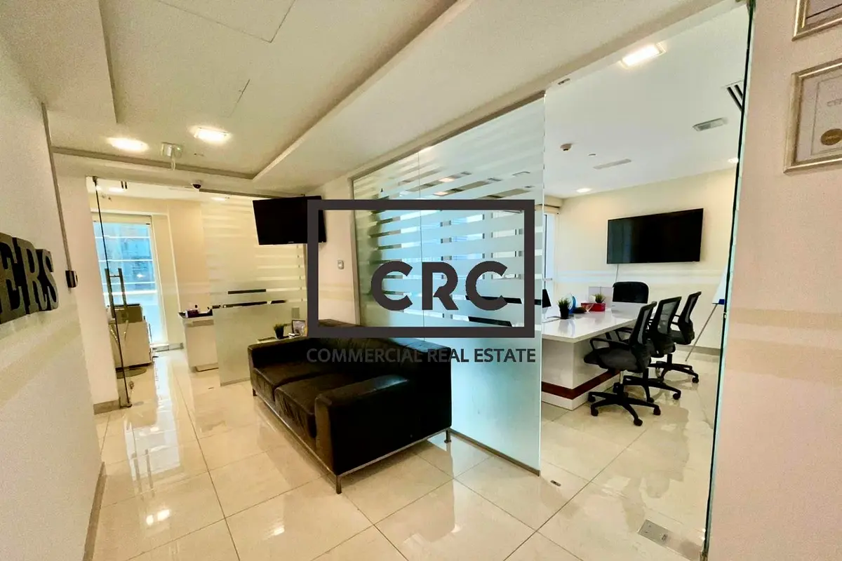 Office for Rent Partitioned Next to Metro DMCC License Dubai