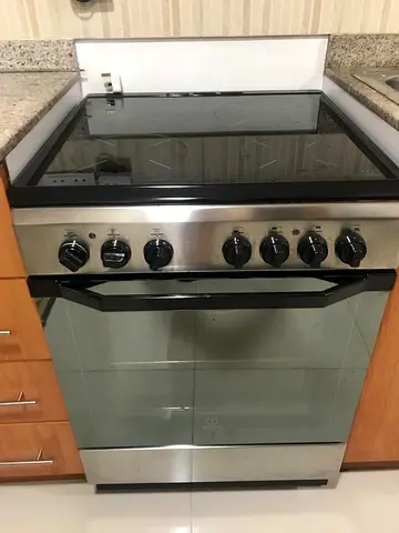 Indesit 60 X cm Free Stanidng Ceramic Electric Cooker, Stainless Steel  FREE DELIVERY+WARRANTY