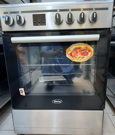 Terim 60X60 Ceramic, 6 Oven Function With Turbo Fan, Stainless Steel, Tervc66St FREE DELIVERY+WARRAN