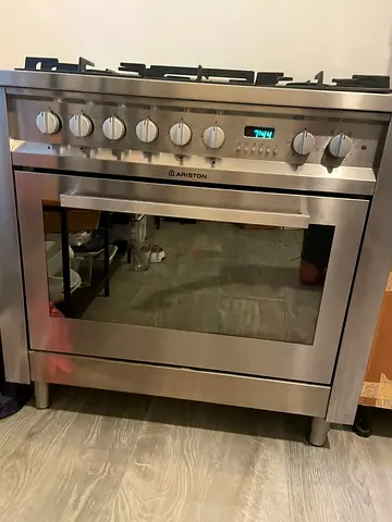 Ariston Top Gas Electric oven 5 burner CP 059 MD.2 5G Professional Cooker - 90CM FREE DELIVERY +WARR