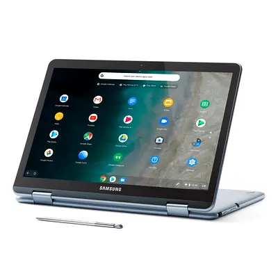 Samsung Chromebook Plus V2 7th GEN _ TouchScreen_ Convertible_ Dual Camera_ Builtin Stylus_4GB/128GB