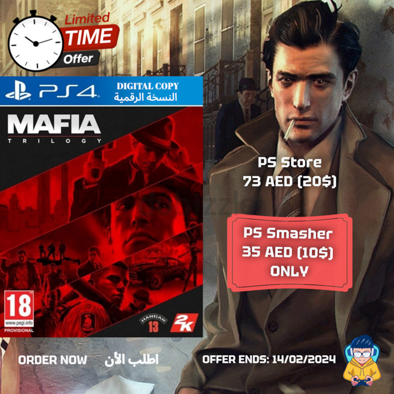 playstation_4;-Mafia Trilogy (PS4)