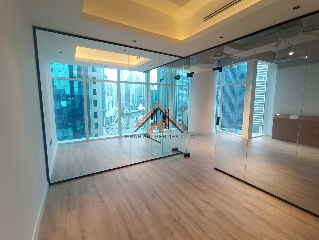 Office for Rent GLASS PARTITIONS BURJ KHALIFA VIEW BRAND NEW Dubai