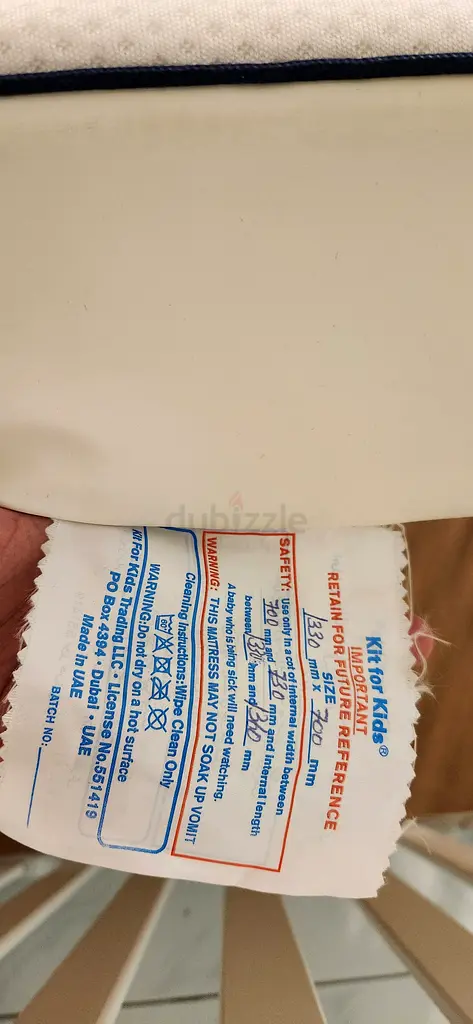 Juniors Henry Wooden Adjustable Crib Kit for Kids Dual Core Ventiflow