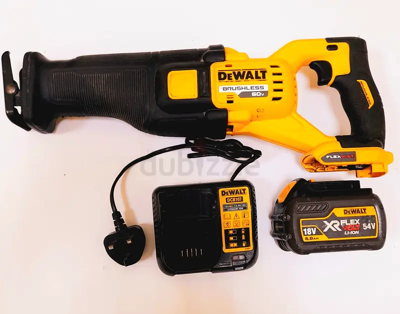 DEWALT CORDLESS SAWZALL BRUSHLESS 60V FLEX VOLT