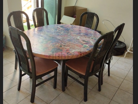 Dinning sets (Extendable) with 5 chair