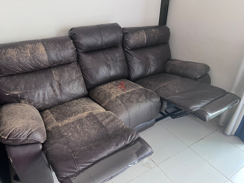 Used recliner store sofa