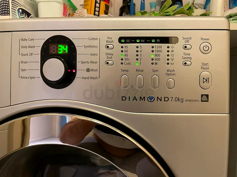 Samsung WF8692NFU washing machine Front-load 7 kg 1200 RPM Silver FREE DELIVERY +WARRANTY63265097949314111
