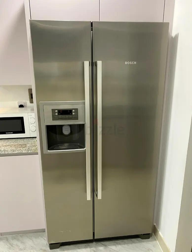 Bosch side by side fridge freezer with water dispenser and ice maker
