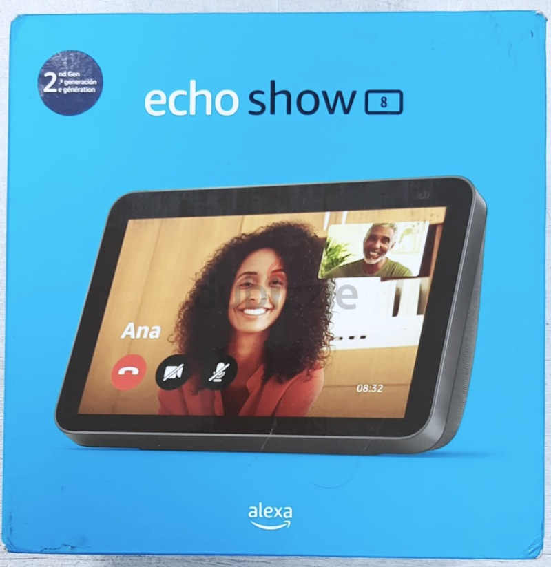 Echo Show 8 (2nd Gen) Smart Display with Alexa - Charcoal