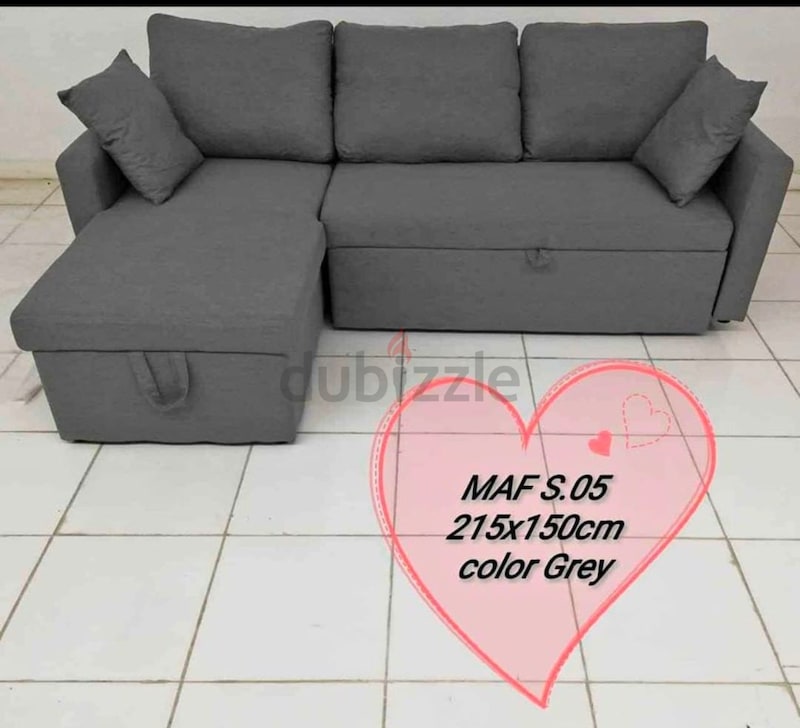 L shaped online sofa bed small