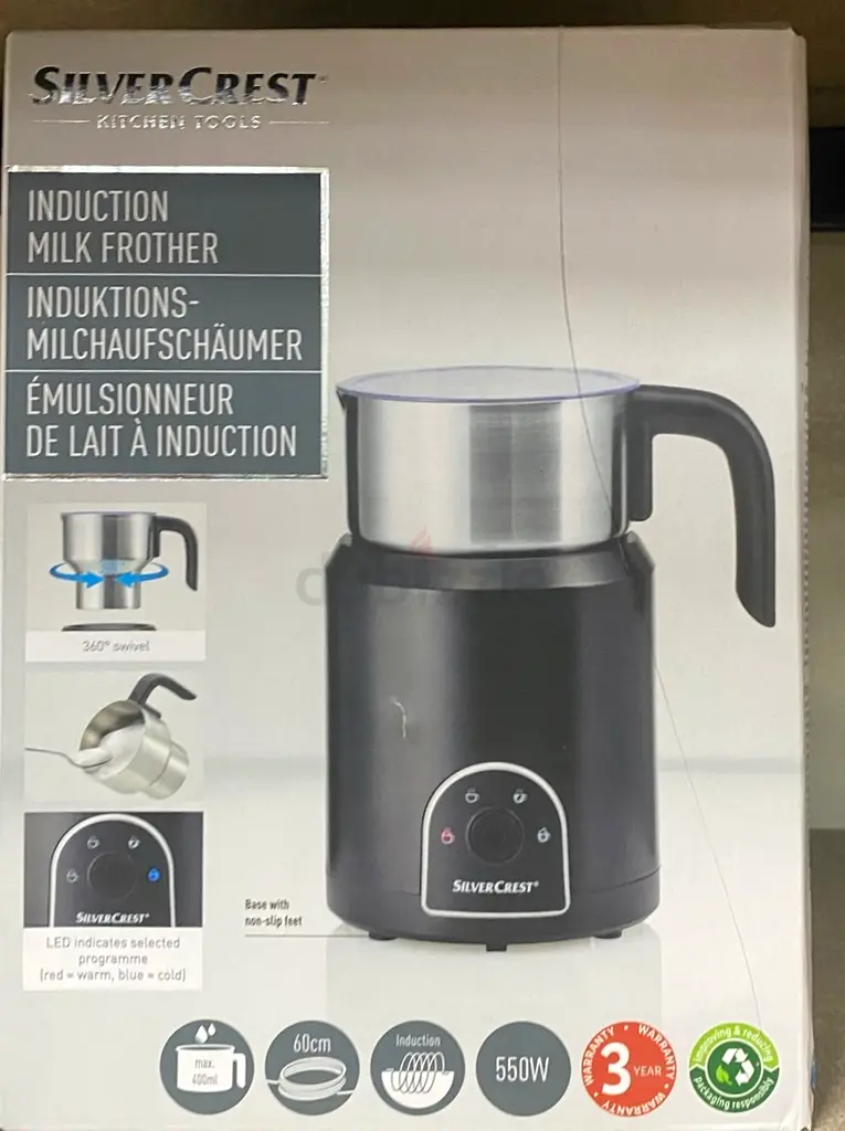 Silver crest milk induction frother