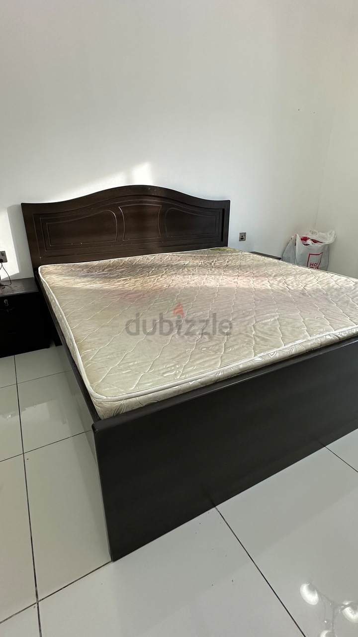 Double beds with on sale mattress for sale