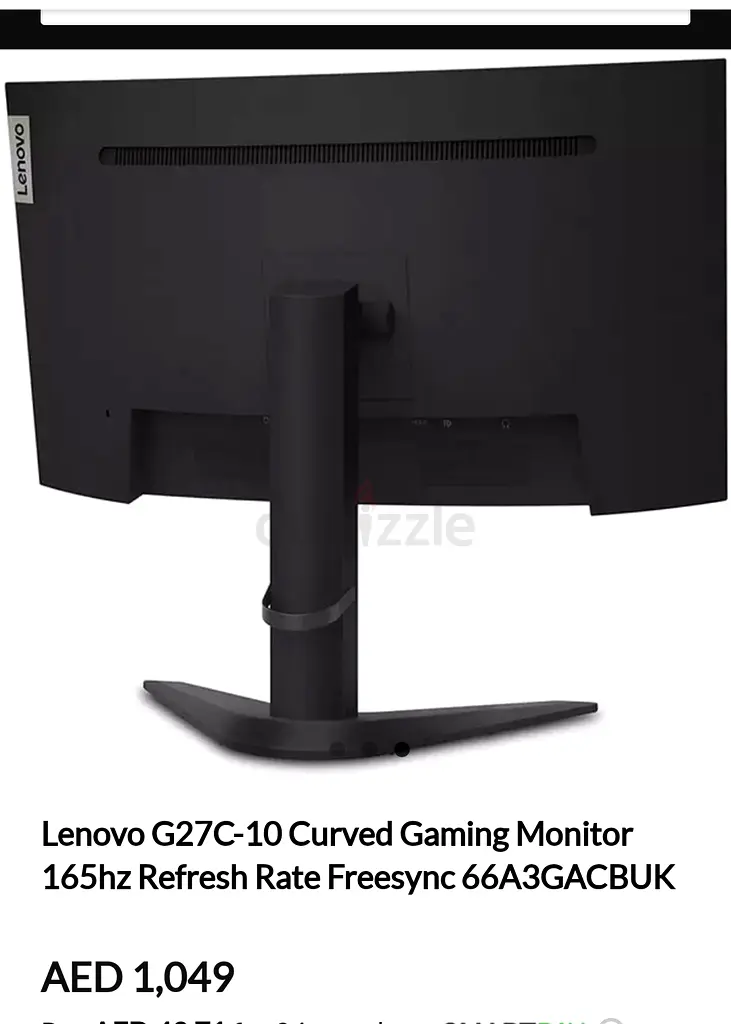 Curve Gaming Monitor 165hz almost new for sale