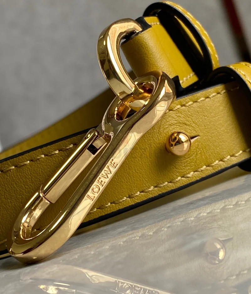 Loewe Puzzle Small Bag In Ochre/White/Taupe Calfskin62935675087233113