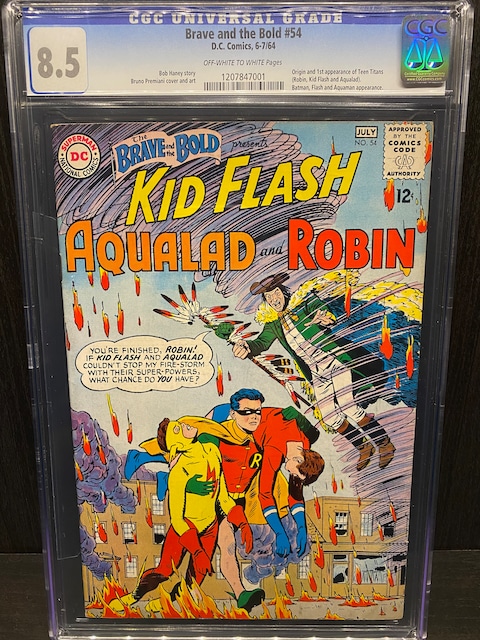 Brave And The Bold #54 - 1st App Teen Titans! Robin Kid Flash