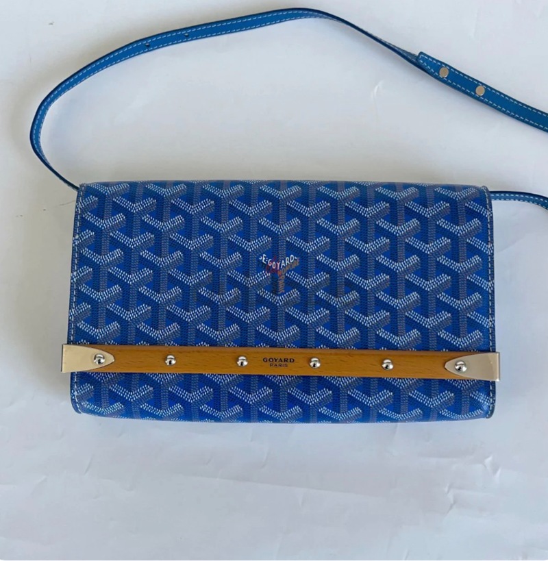 Goyard monte carlo outlet bois clutch