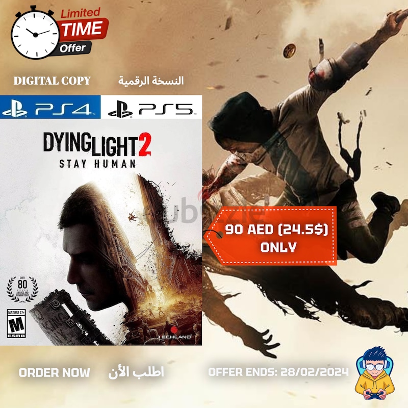  KOCH MEDIA SAS DYING LIGHT 2 PS5 VF : Electronics