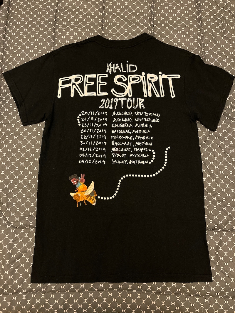 khalid concert t shirts