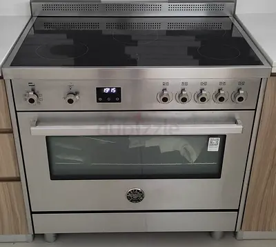 Bertazzoni 90X60 Ceramic Cooker, Steel - Pro905Vmfelxc (Made In Italy) FREE DELIVERY +WARRANTY