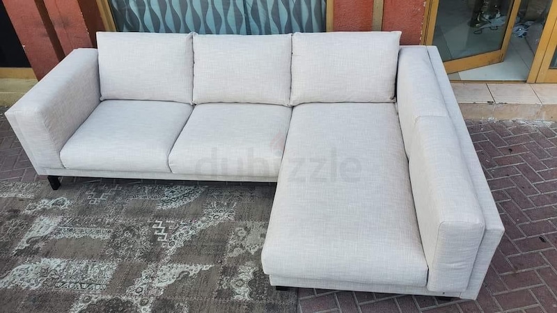 Ikea nockeby L shape sofa | dubizzle