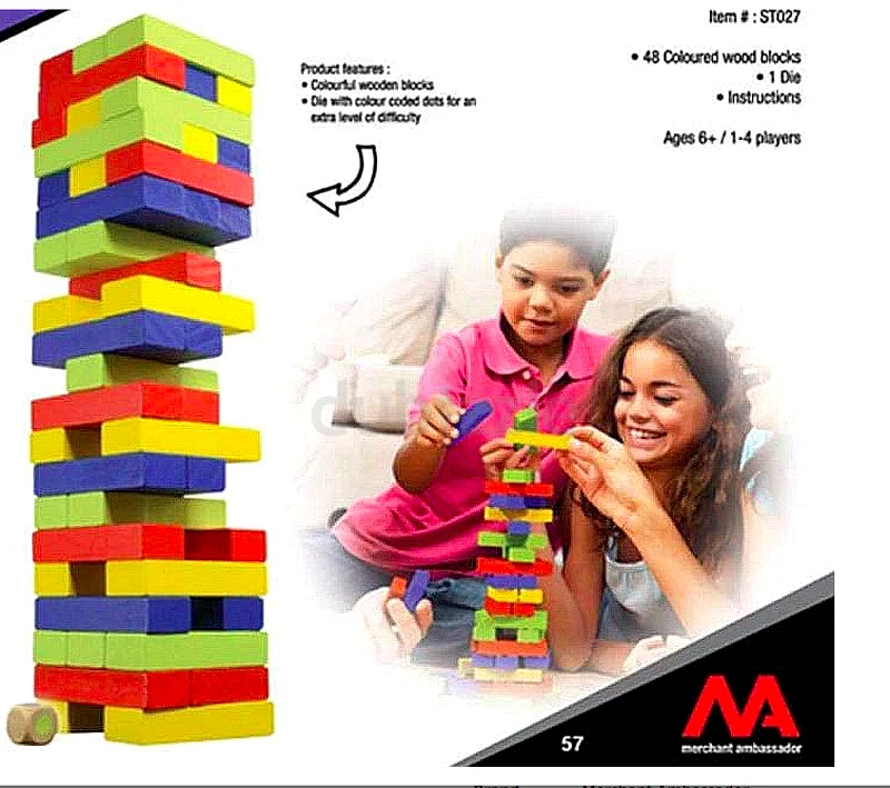Original New, Classic games: Tumblin Tower wood pieces game63244712730883112