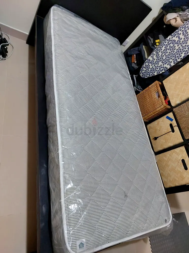 Ikea malm single bed with mattress