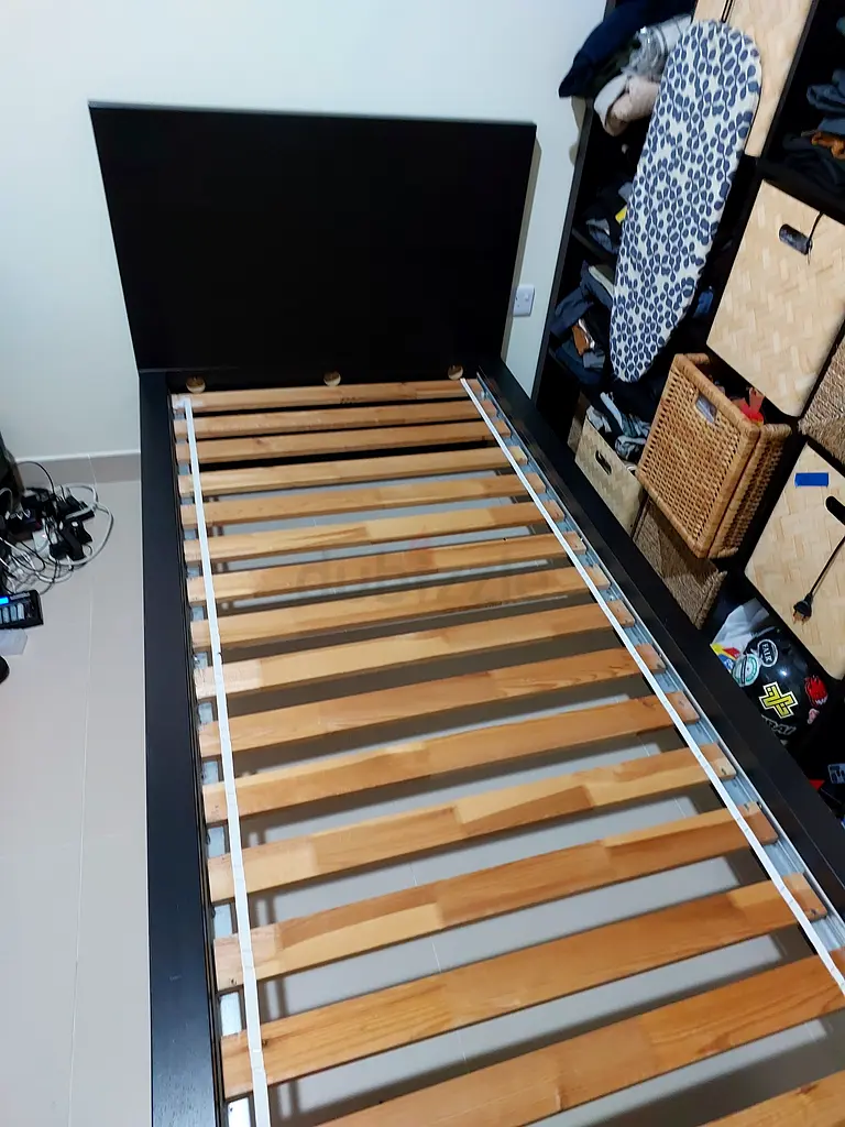 Ikea malm single bed with mattress