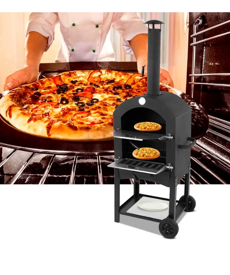 Outdoor Pizza Oven, Wood Fired Pizza Oven for Outside,Pizza MakeStone