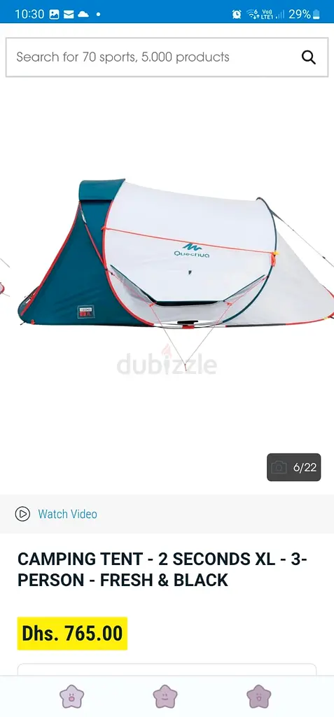 Quechua Tent For Sale