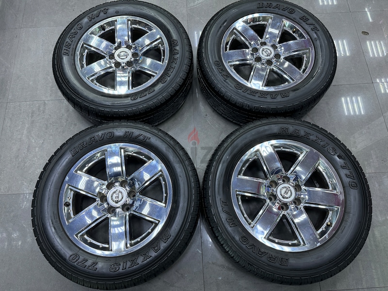 Nissan Armada 20 Chrome rims and tyres 275 60R20 Thailand dubizzle