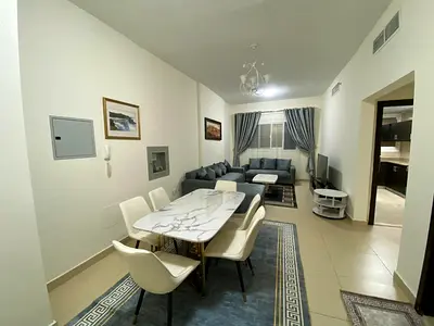 Furnished Room And Lounge The First Resident Of Jasmine Tower Opposite City Center Ajman Furnished