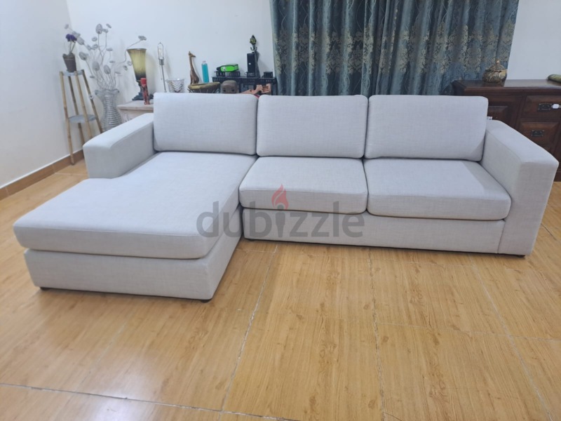 L shape online sofa dubizzle