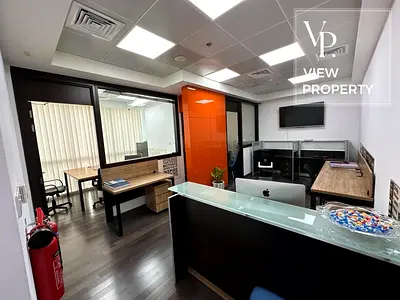 Furnished High Floor Office Unit, B2b Business Bay
