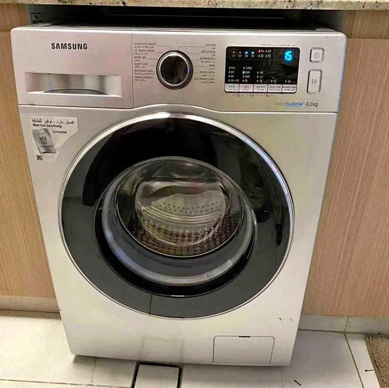Samsung Washing Machine EcoBubble 8Kg Washer Silver