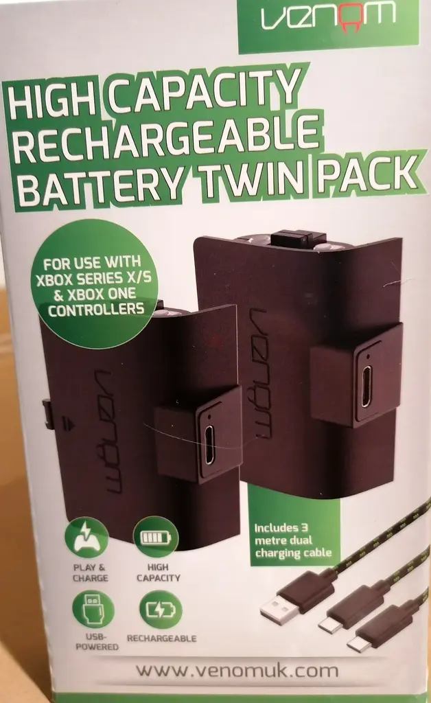 Venom Rechargeable battery pack xbox