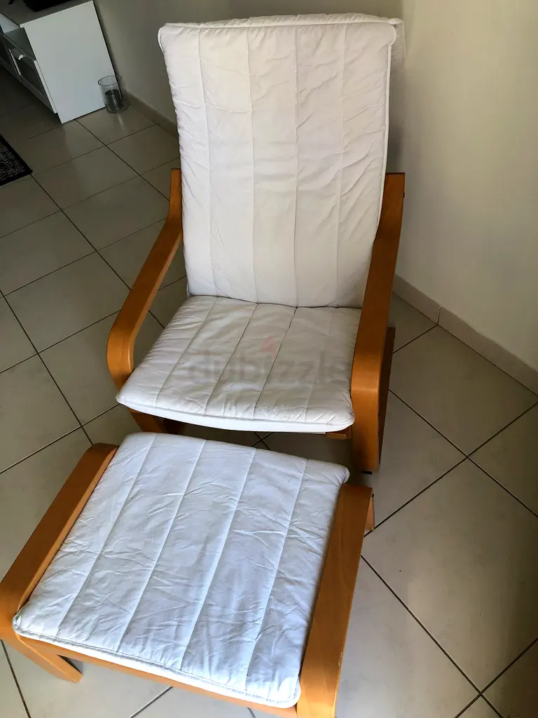 Armchair and Footstool Ikea