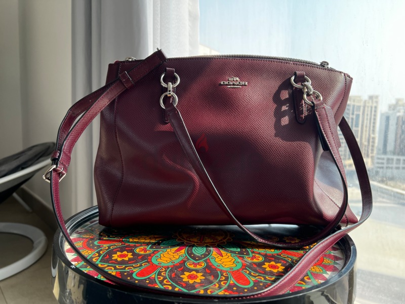 Coach burgundy bag | dubizzle