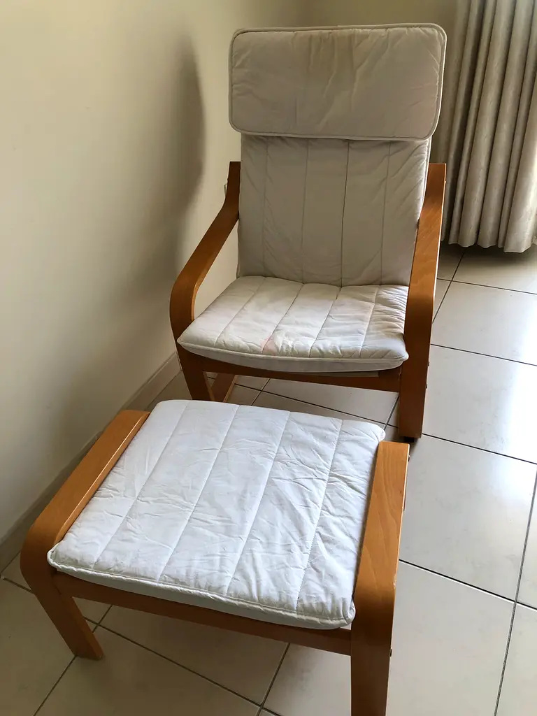 Armchair and Footstool Ikea