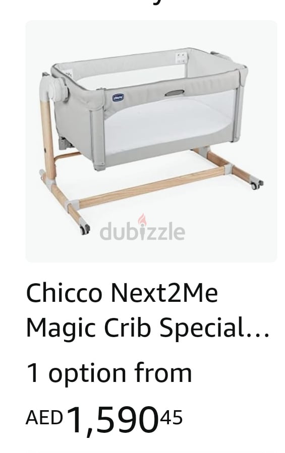 Chicco - Next2Me Magic Co-Sleeping Crib -Grey