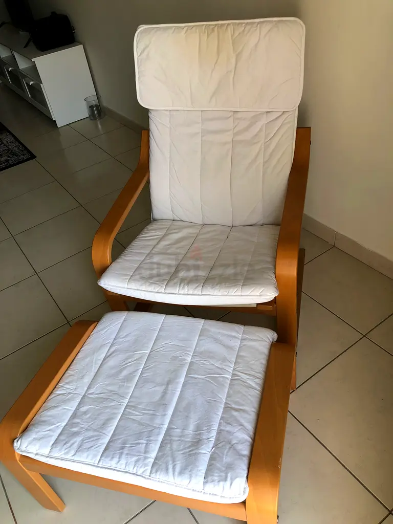 Armchair and Footstool Ikea