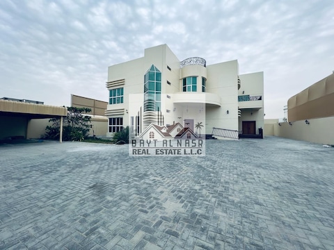 Spacious Six Bedroom Hall Villa With Covered Car Parking Available For Rent In Al Hamdiya Ajman