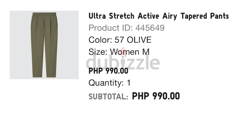 Ultra Stretch Active Airy Tapered Pants