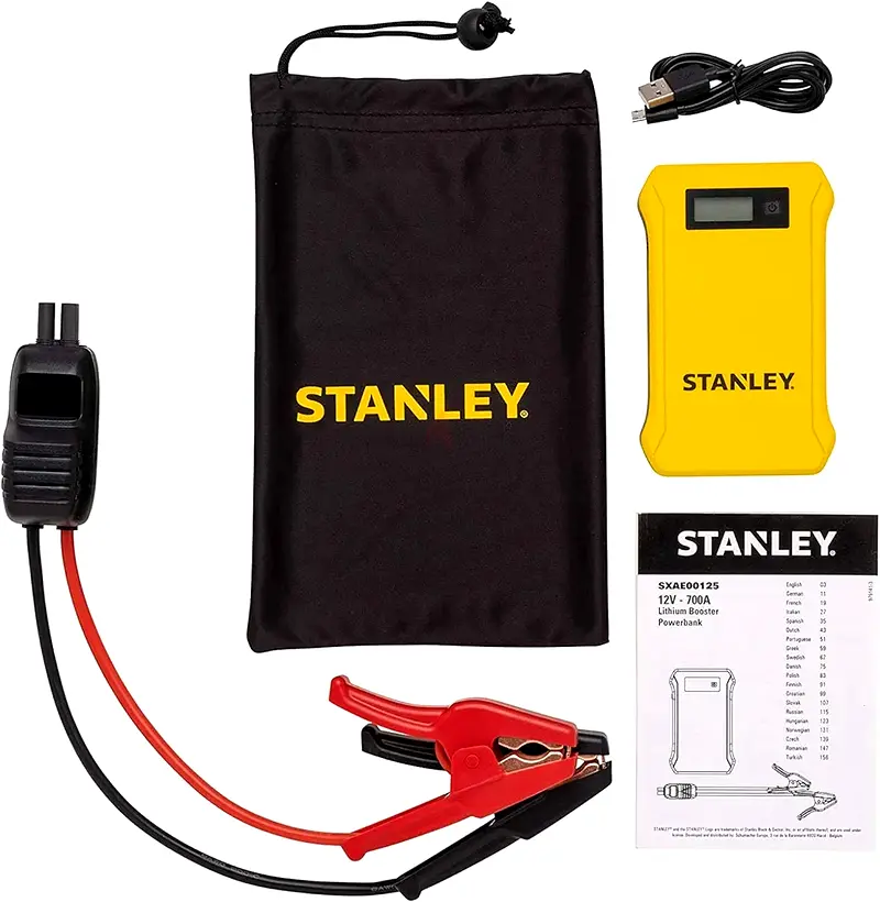 STANLEY 201872 12v lithium booster/jump starter Battery Charger, 700A