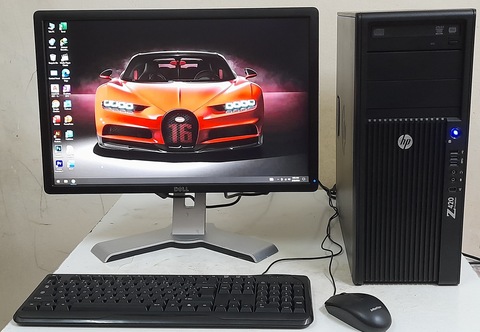 Dual Screen Monitor PC HP Computer Set Desktop i5 i7 SSD HDD Windows 10 WIFI