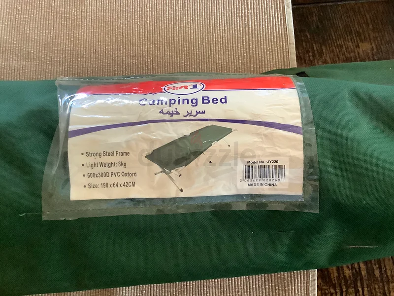 Camping bed for sale